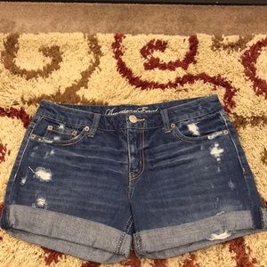 American eagle jean shorts